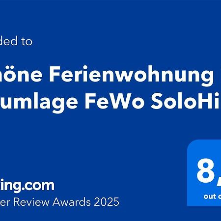 Schoene Ferienwohnung In Traumlage Fewo Solohike سيليسبيرغ المظهر الخارجي الصورة